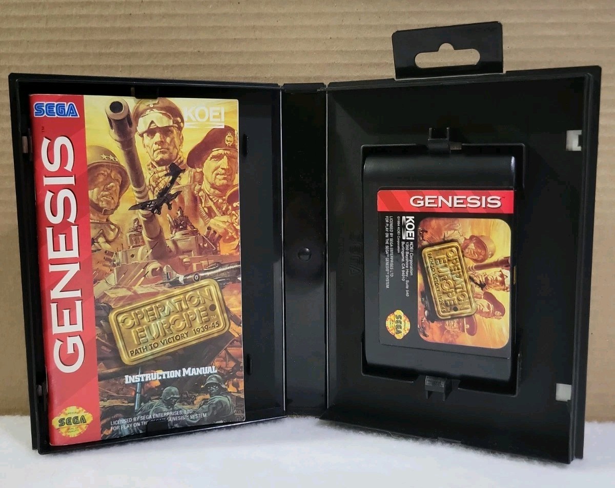 Operation Europe: Path to Victory 1939-45 (Sega Genesis, 1994) Complete
