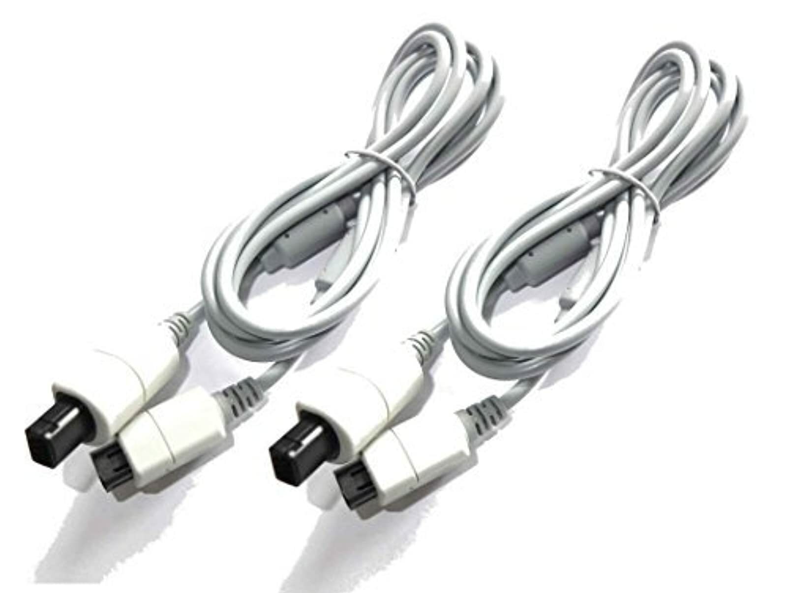 Lot Of 2 Controller Extension Cable For Sega Dreamcast Brand New