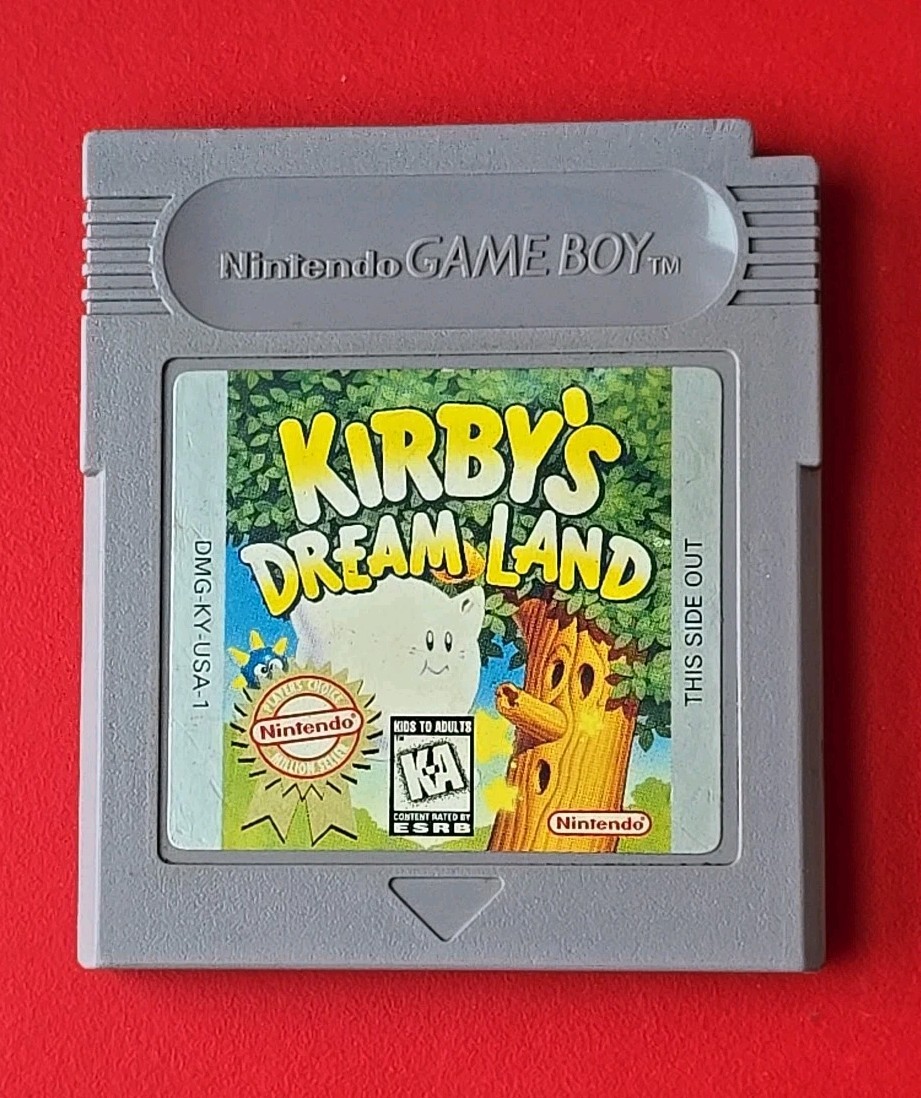 Kirby’s Dream Land Player’s Choice Ed. Nintendo Game Boy Original *Authentic*
