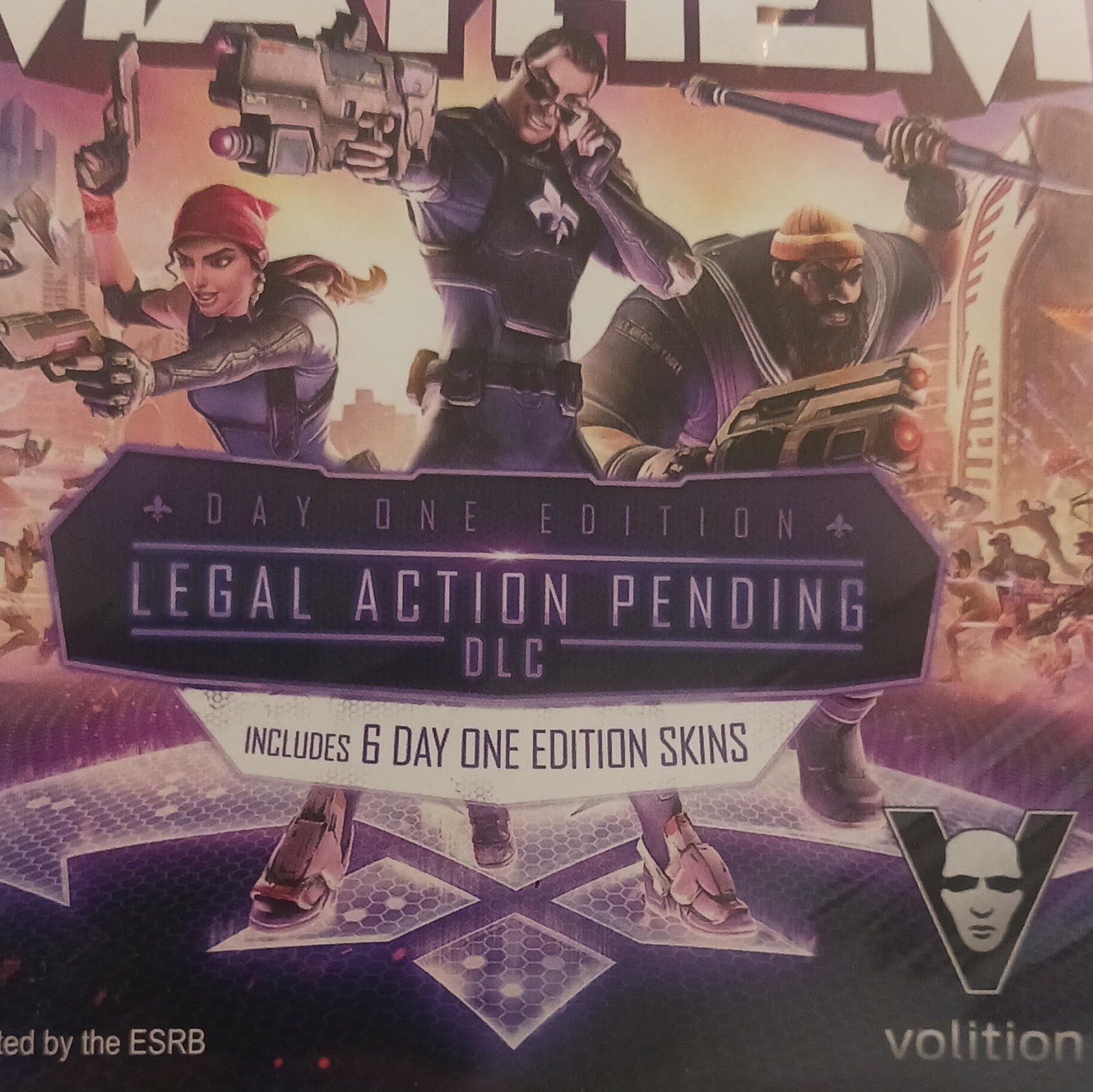 Agents of Mayhem Day One Edition Legal Action Pending DLC Xbox One UNOPENED