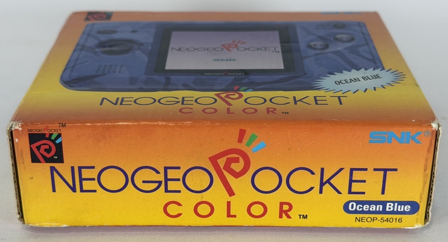 NEO GEO POCKET COLOR OCEAN BLUE HANDHELD CONSOLE *BRAND NEW – OPEN BOX*