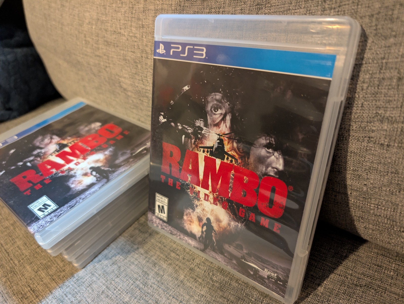 USA Rambo PS3 Case and artwork only (Never had manual) RARE PlayStation 3