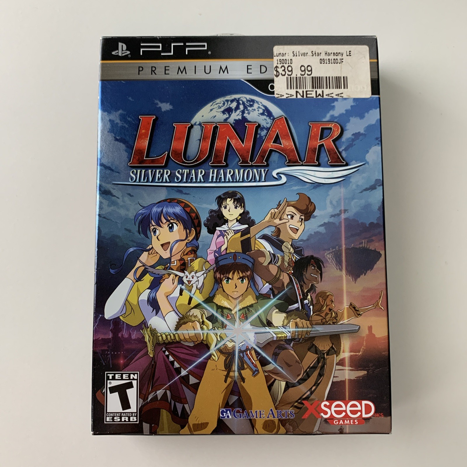 Lunar: Silver Star Harmony Premium Edition XSEED PSP Very Clean No Game