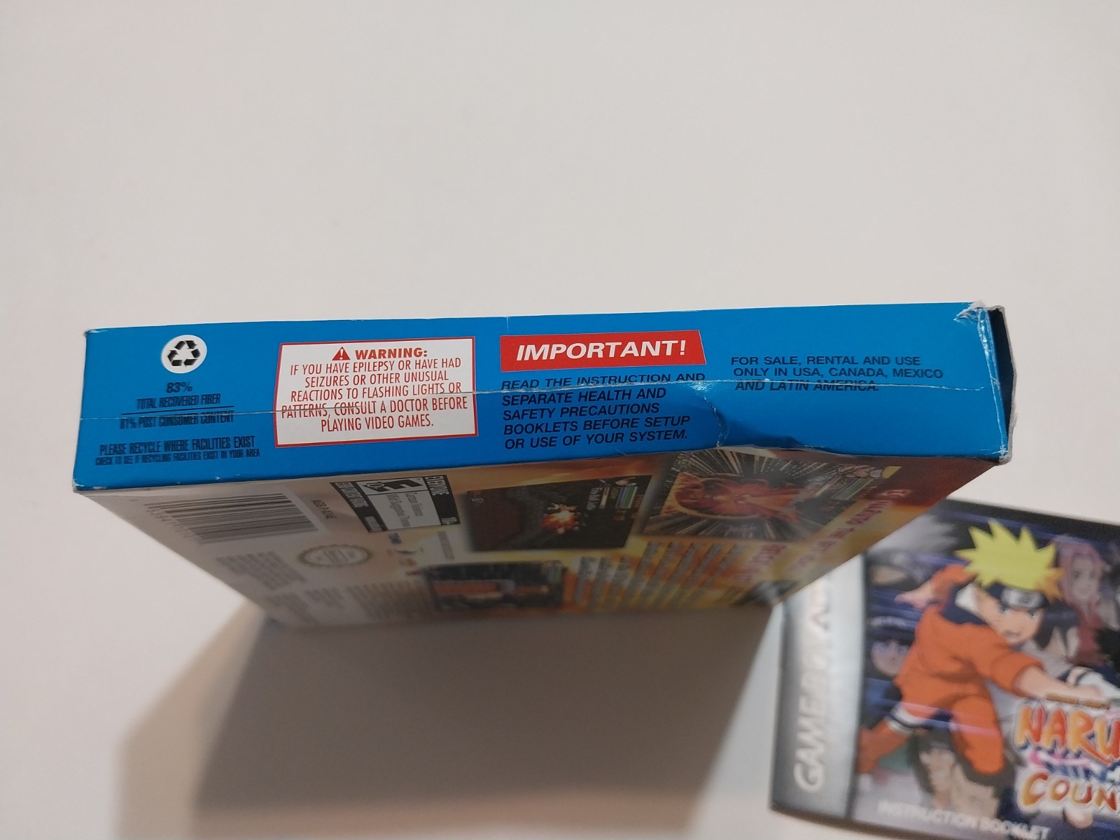 Naruto Ninja Council (Game Boy Advance GBA) Case and Manual only No Game