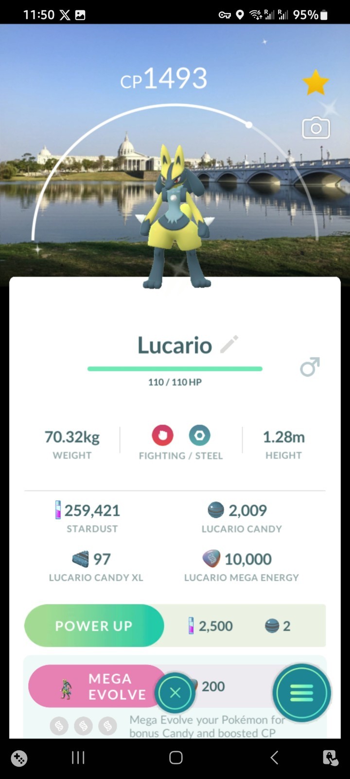 Shiny Lucario Taiwan Pokemon Go (20k Dust)