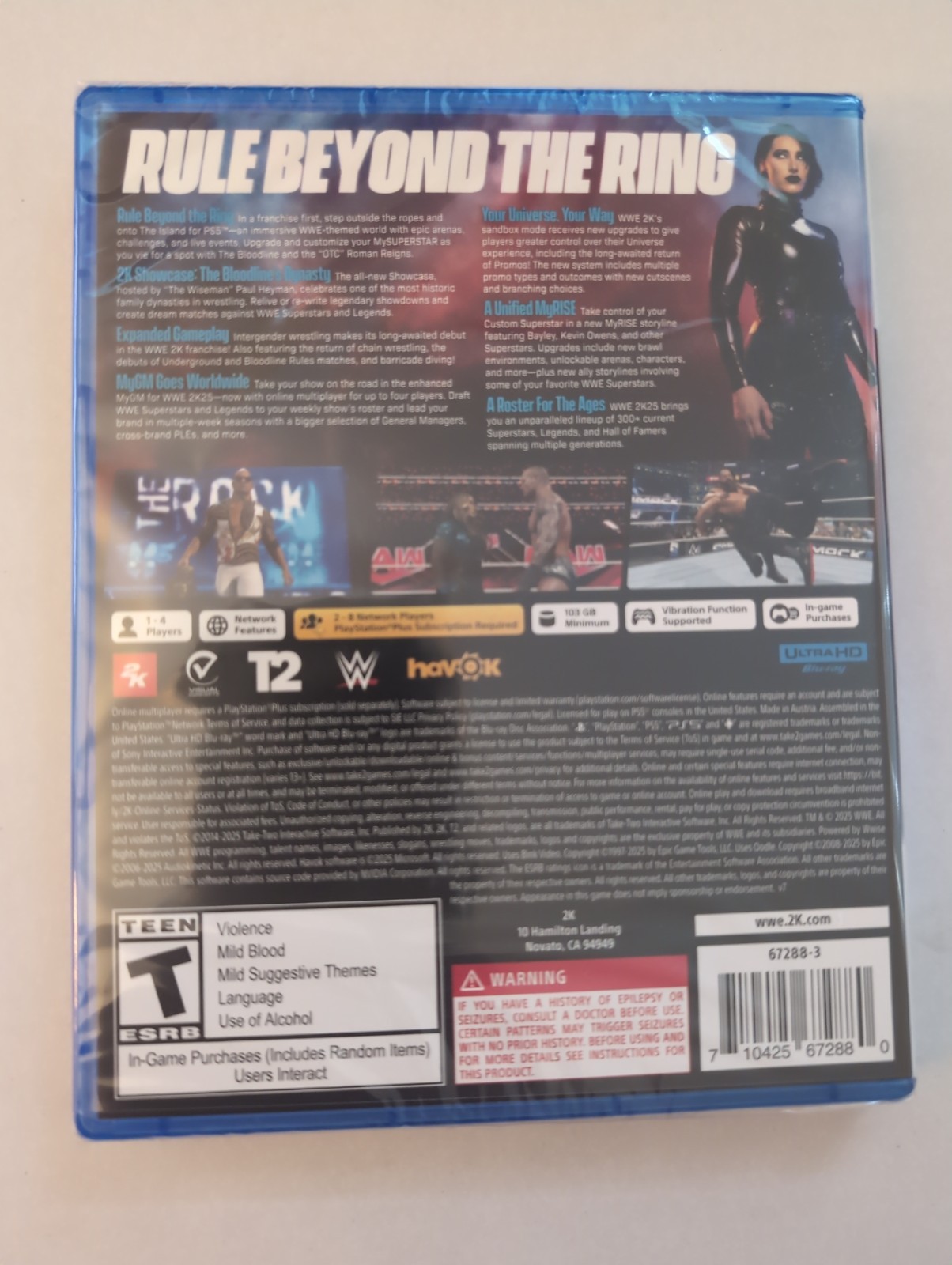 WWE 2K25 – Sony PlayStation 5 PS5 – New Sealed – Ships in a Box