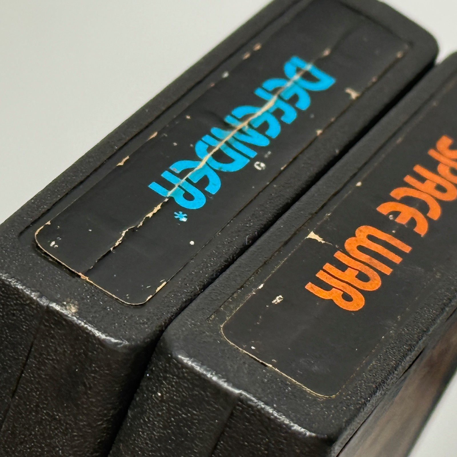 6 ATARI Video Game Cartridges – Word Zapper / Space War / Home Run – NOT TESTED