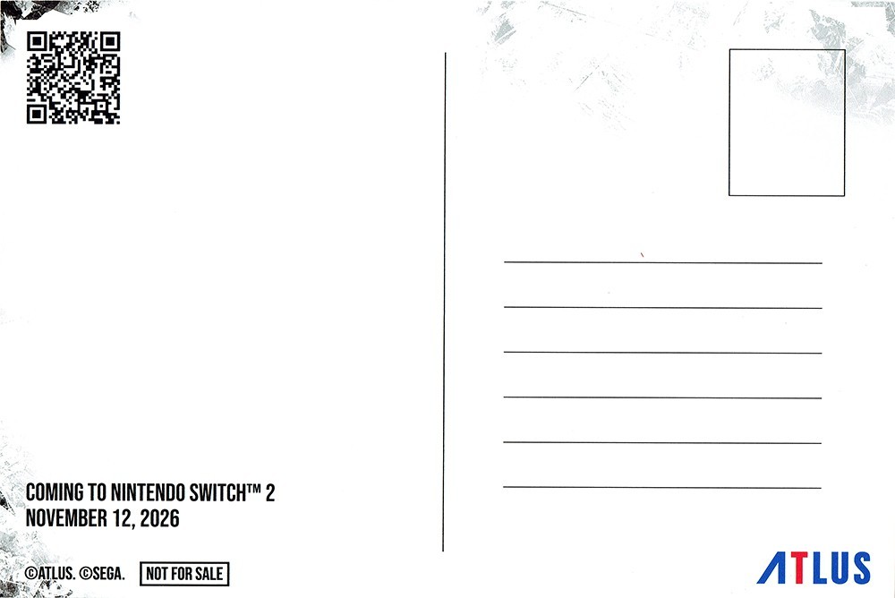 PERSONA 5 P5X Phantom X GOLD TICKET Reward CARD Redeem METAPHOR Game POSTCARD