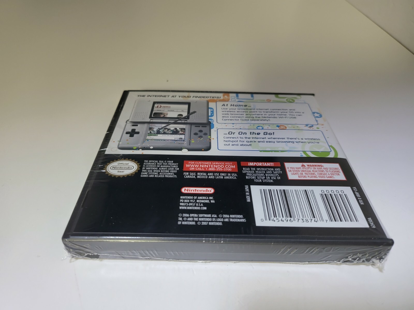 NEW Nintendo DS Internet Browser Cartridge Memory Expansion Pak & Manual CIB