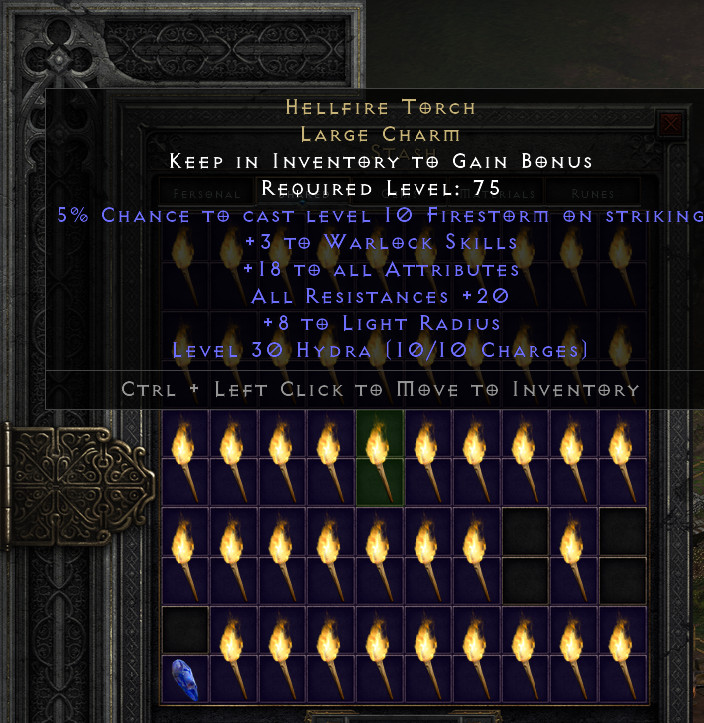 💥DIABLO 2 RESURRECTED WARLOCK TORCH LADDER S14 D2R RESURRECTED *PC ONLY* 💥