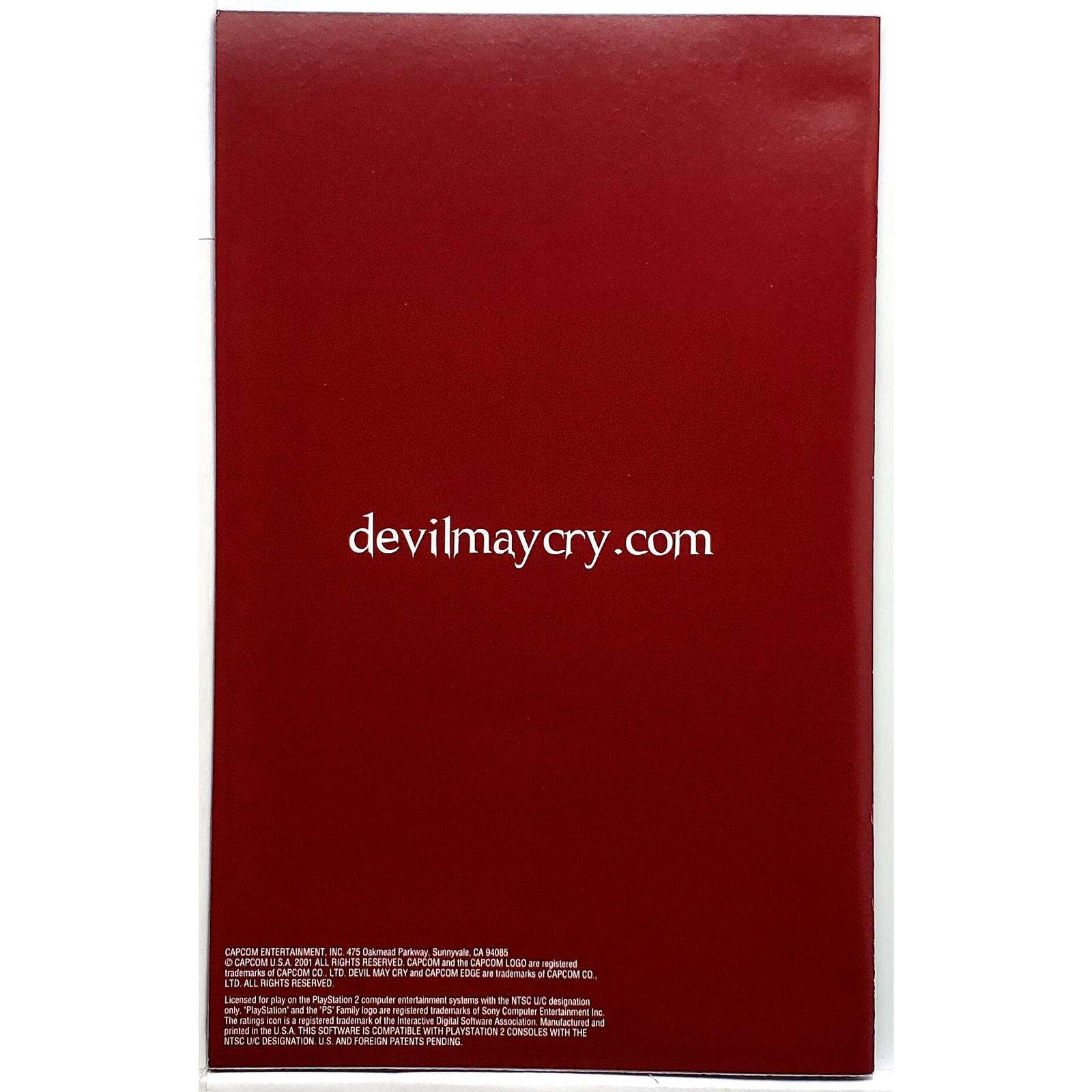 (Manual Only) Devil May Cry Sony Playstation 2 Pristine Authentic