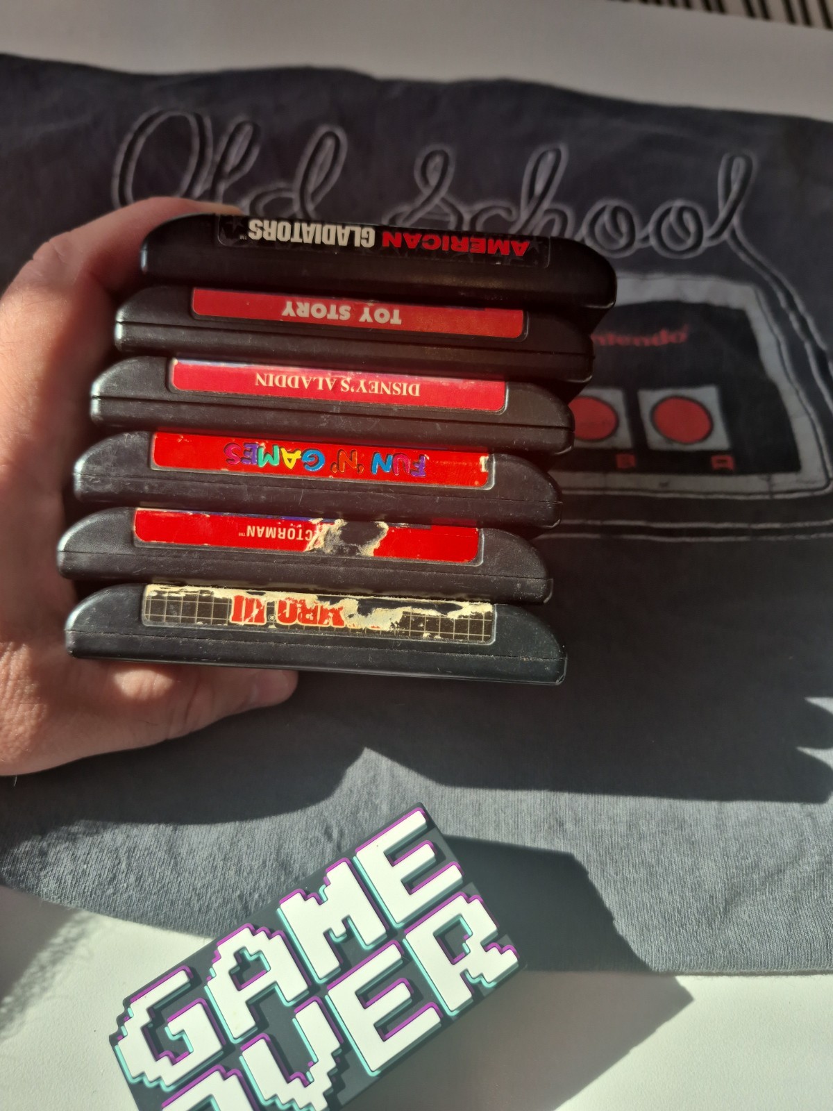 Sega Genesis Game Lot of 6 – Aladdin, Toy Story, 2, Fun & games, Rambo 3 + More