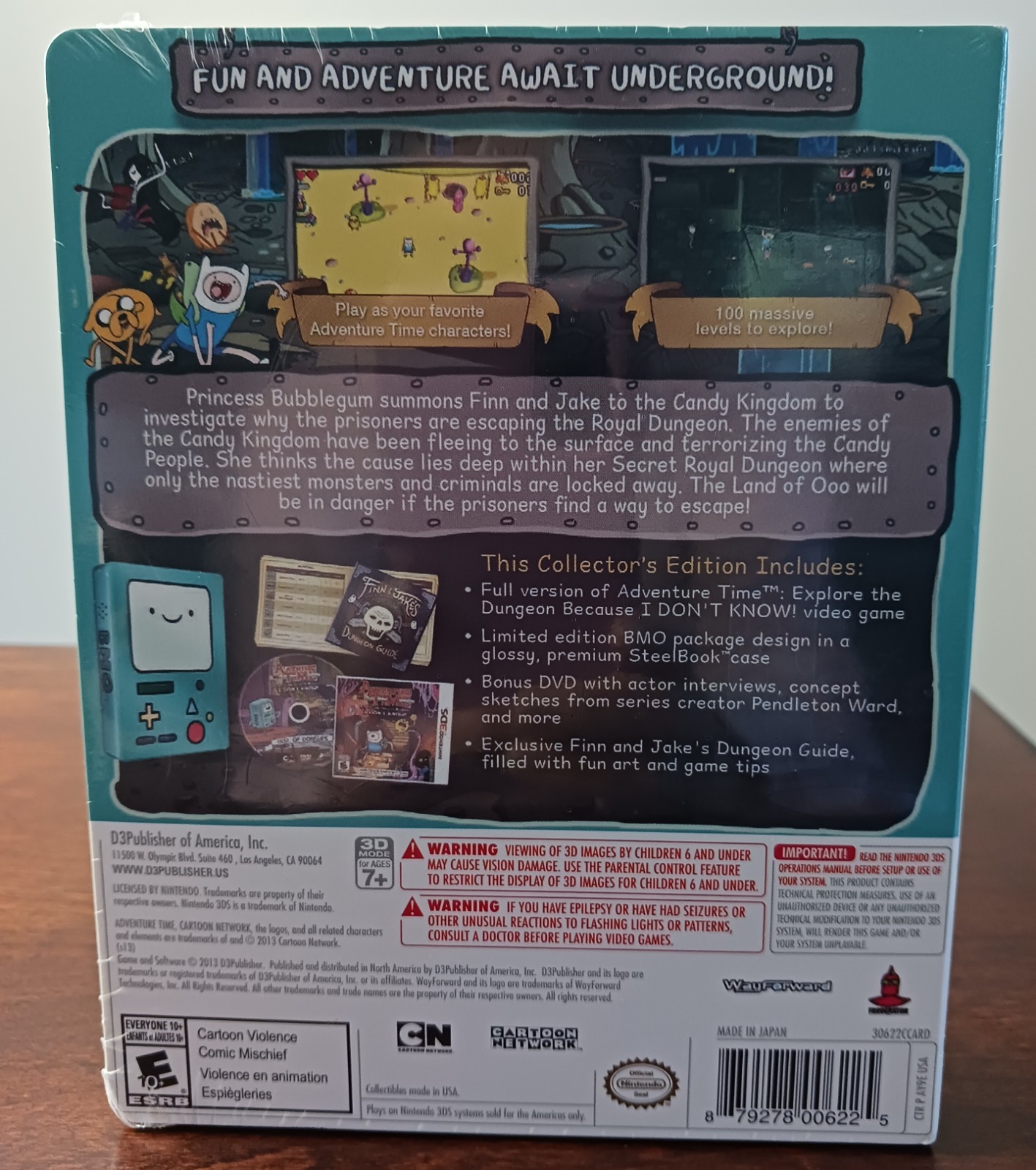 Adventure Time: Explore the Dungeon Because I Don’t Know Collector’s Edition NEW