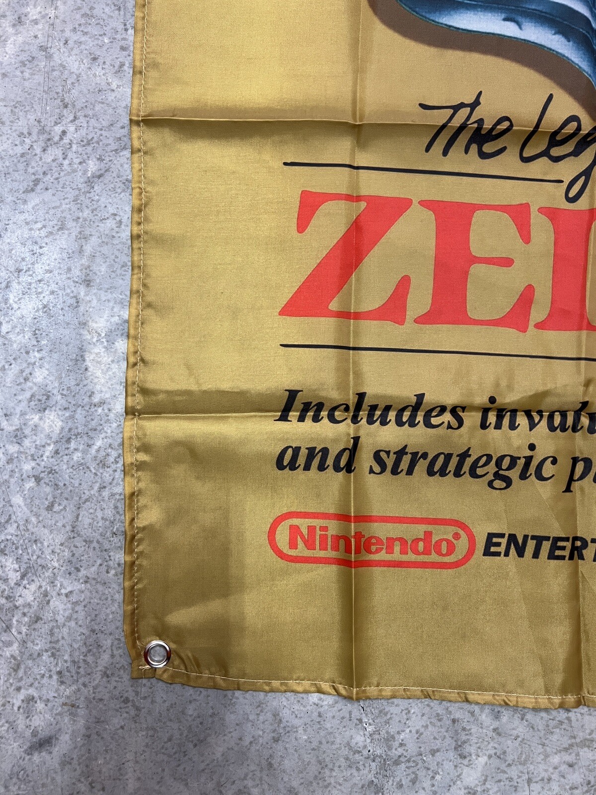 The Legend of Zelda Custom Wall Flag Banner Tapestry 2 x 3 Ft, NES