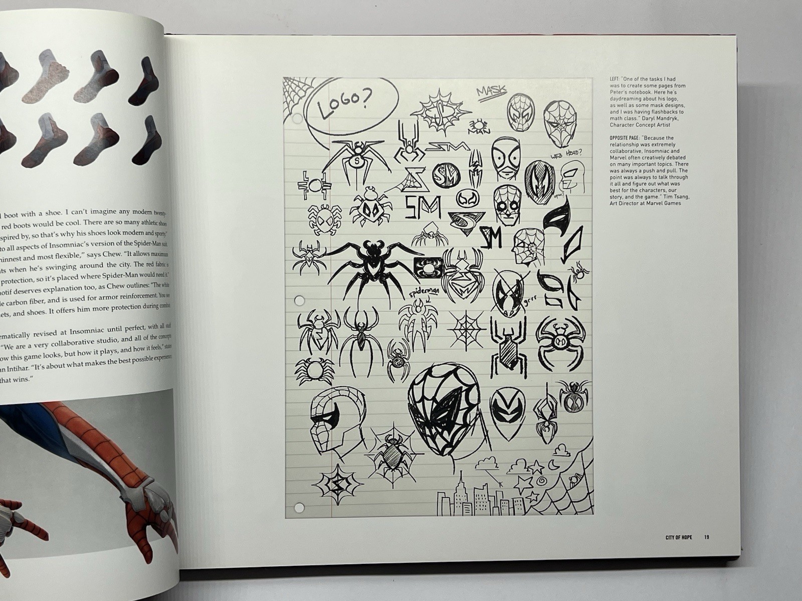 Signed Marvels Spider-Man PlayStation Art Book
