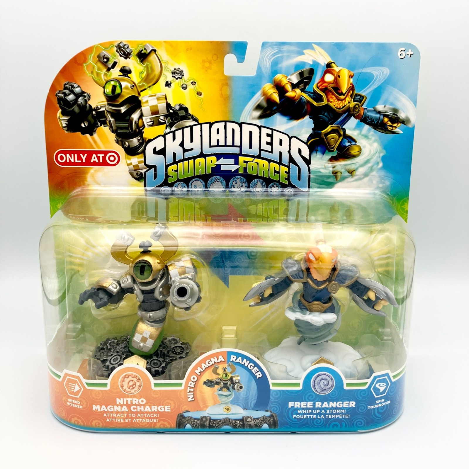 Skylanders Swap Force Nitro Magna Charge Free Ranger Combo Pack NEW SEALED