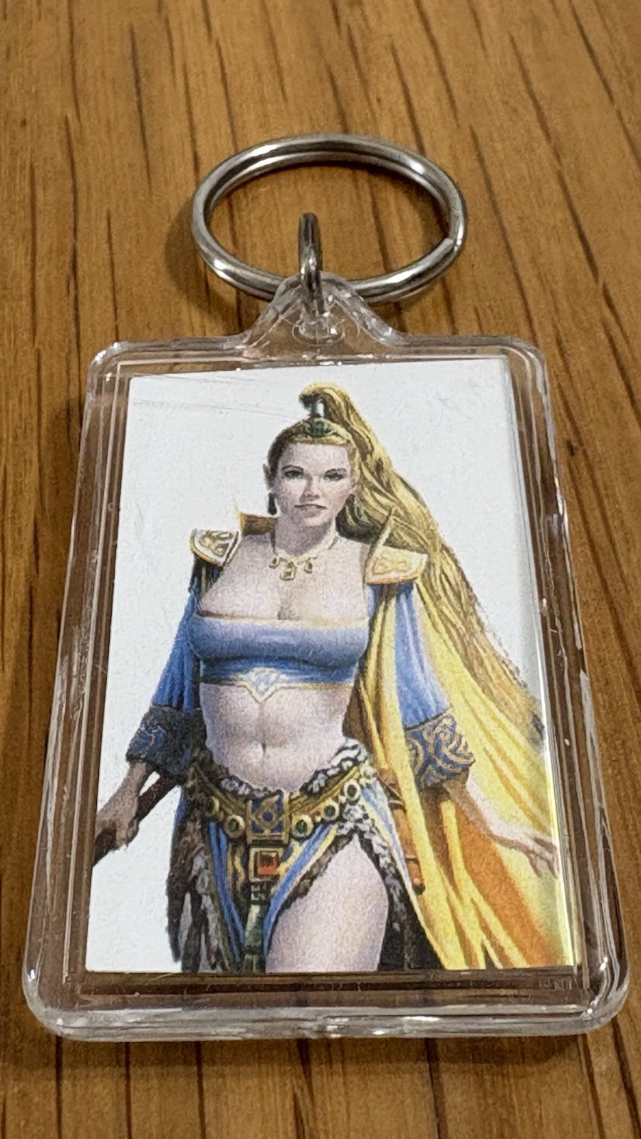 PlayStation SCEA 2000 Fantasy RPG Promo Keychain Female Warrior