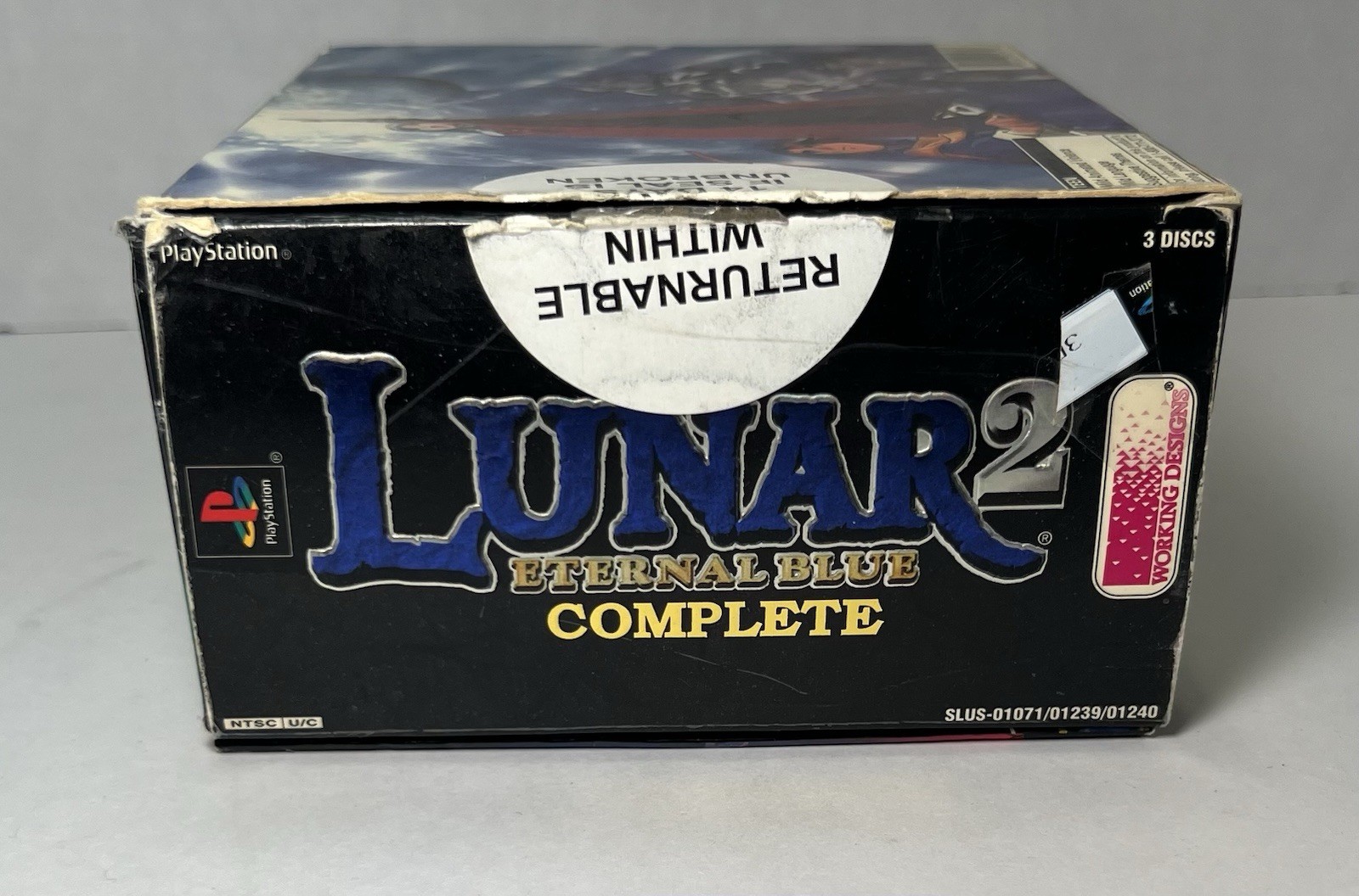 Lunar 2 Eternal Blue Complete PS1 Collector’s Edition Complete Working ••