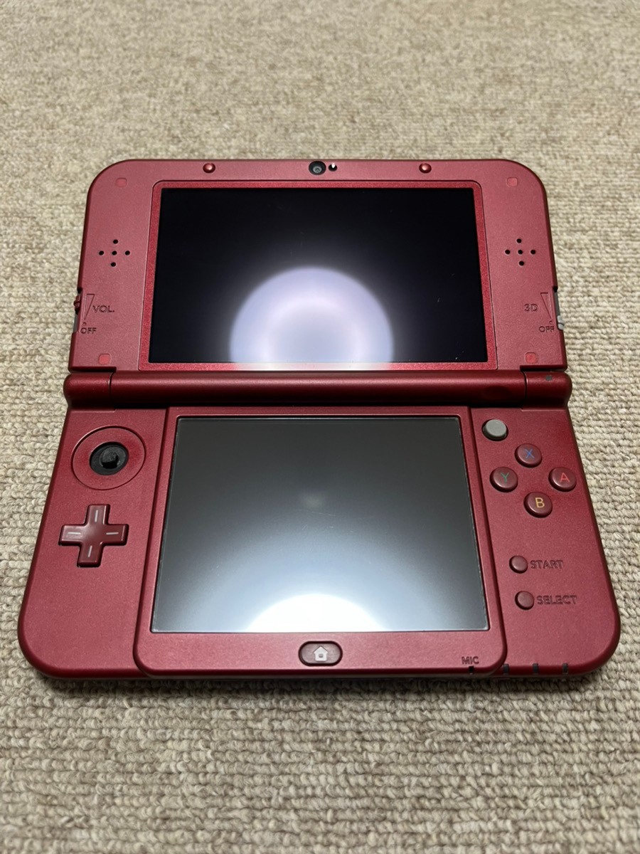 New 3DS LL XL Metalic red Japan Nintendo Console region Japanese B982 dual IPS