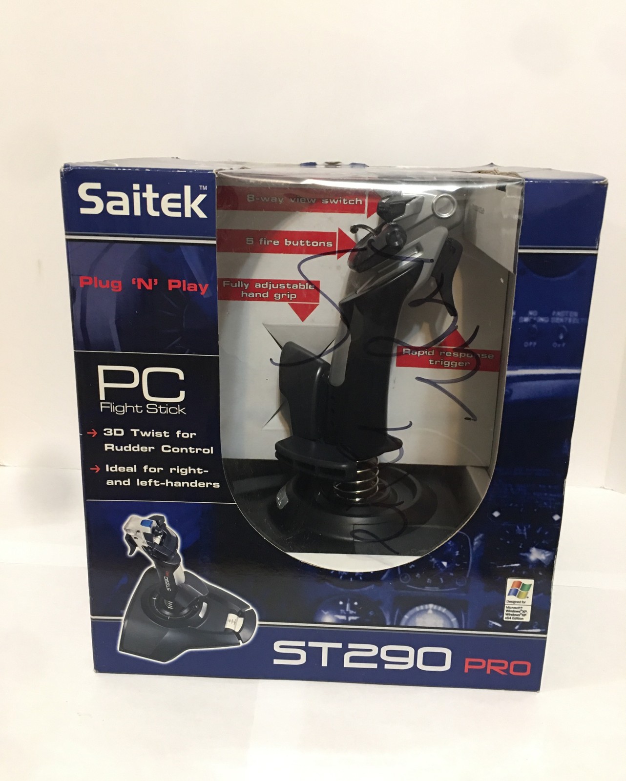 Saitek ST290 Pro USB Flight Stick Joystick PC Gaming Controller, Tested