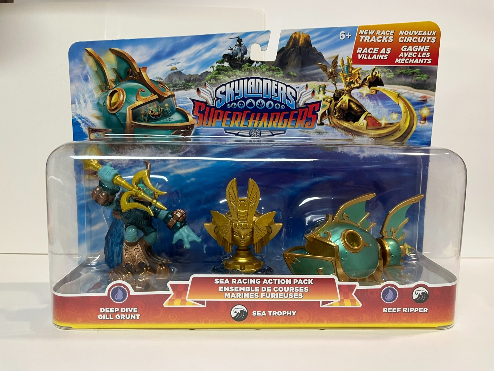 NEW Skylanders Superchargers Sea Racing Action Pack 2015 Activision Toy