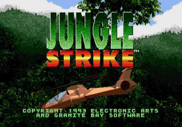 Jungle Strike – Sega Genesis Game