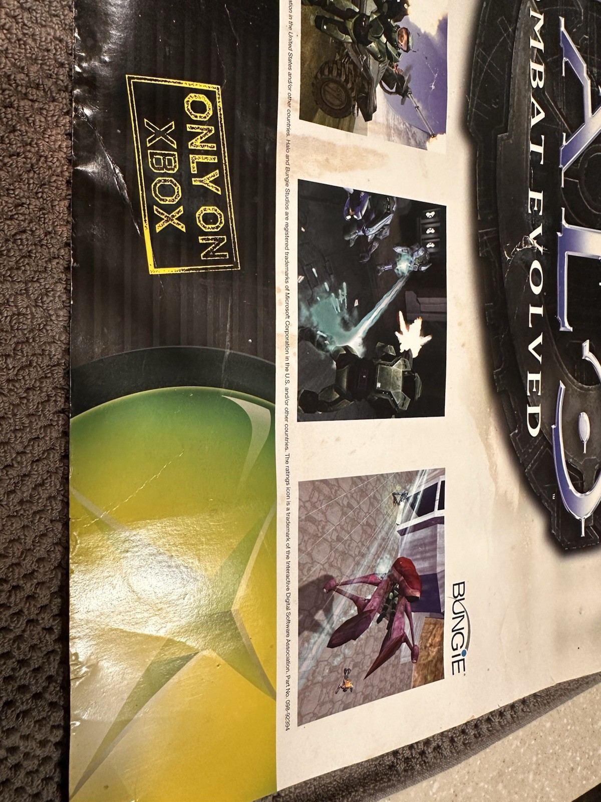 INSANE GRAIL “T” Rating Halo Combat Evolved Xbox Promotional Poster – 22 X 28