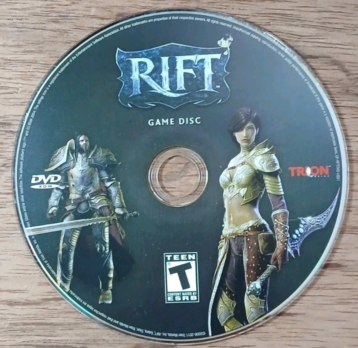 Rift – PC, 2011 – PC – Windows Vista / XP – DISC ONLY – Very Good Condition