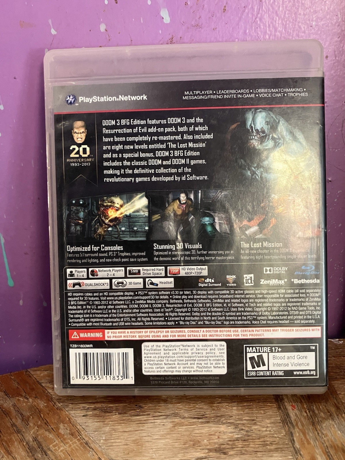 Doom 3 BFG Edition – Sony PlayStation 3
