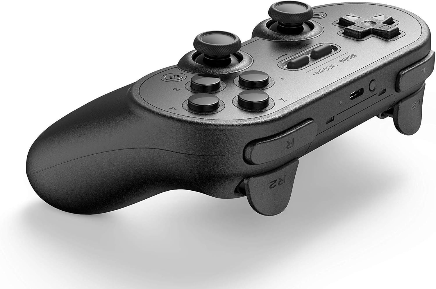 New Rare 2021 8BitDo SN30 Pro+ Bluetooth Gamepad Black Android iOS MacOs Windows