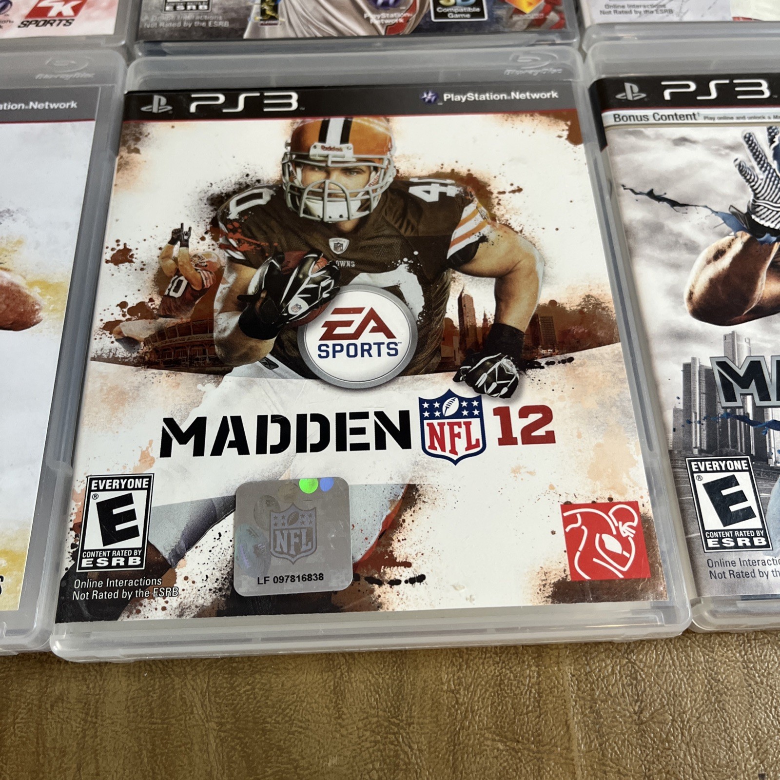 LOT OF 6 PS3 SPORTS GAMES MLB The Show NBA 2K NHL Madden NFL 11 12 13 Bundle