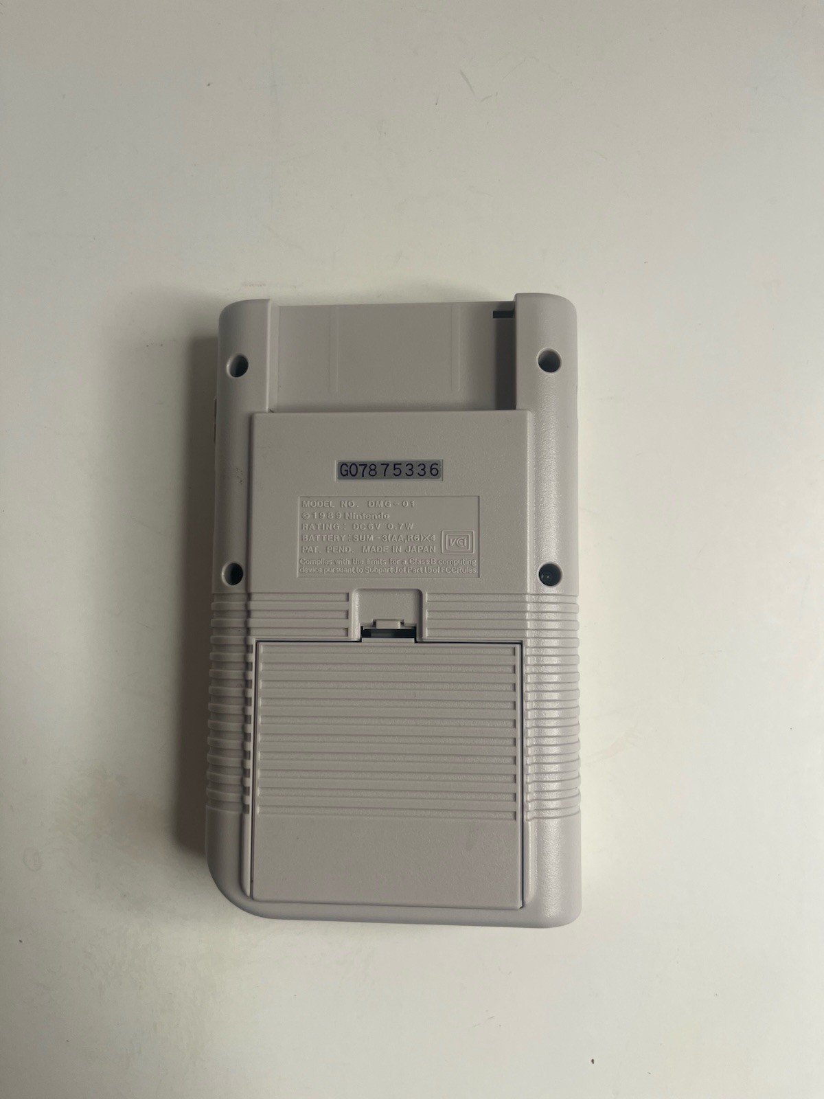 Original Nintendo Game Boy DMG-01 Gray – Powers On No Sound Screen Lines PARTS