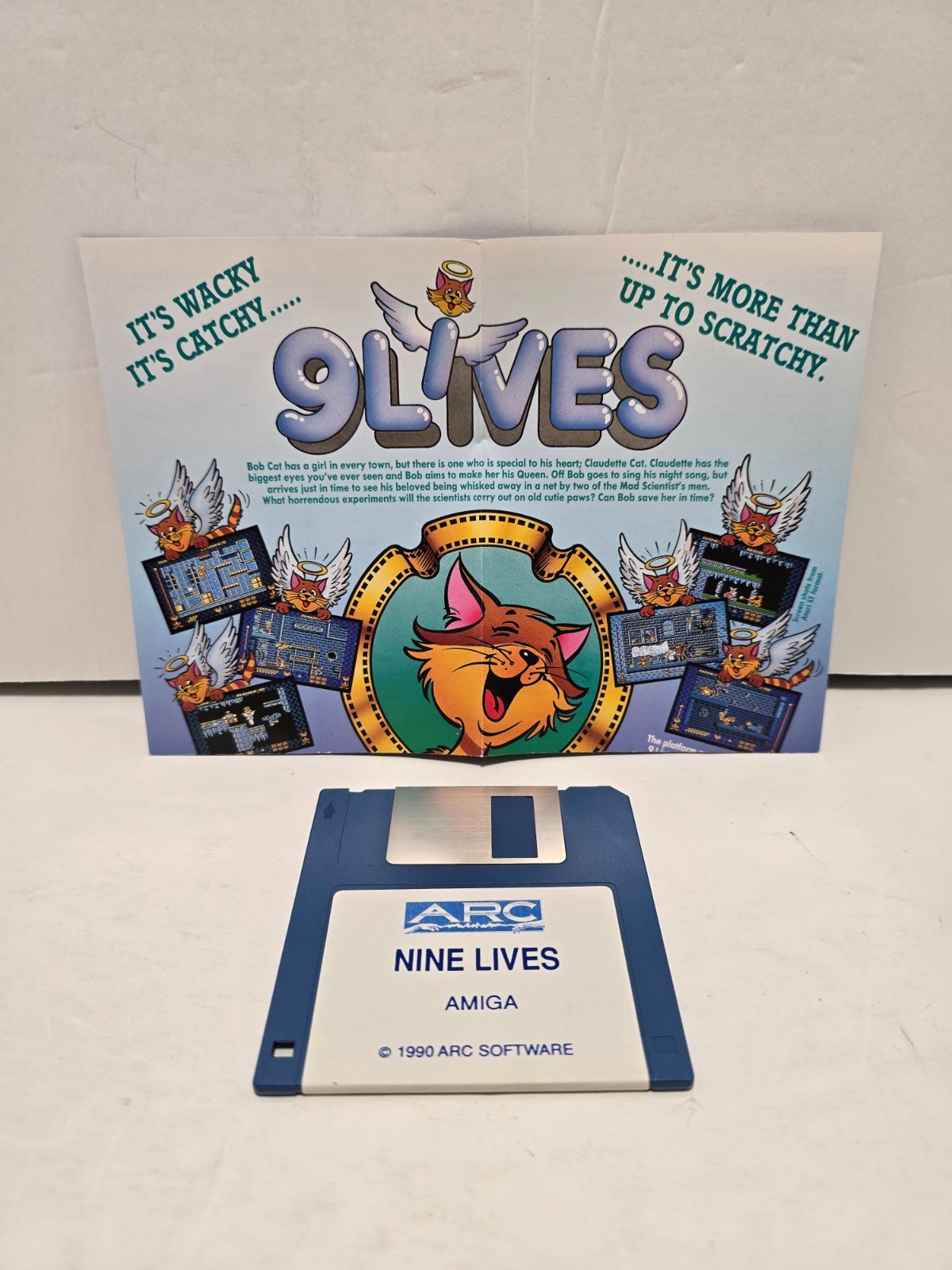 Nine Lives w/ Manual 3.5″ Commodore Amiga
