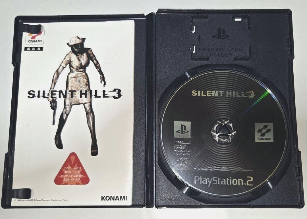 Lot 4 Silent Hill 1 2 3 4 Sony PS1 PS2 PlayStation 1 2 Japan Version Tested