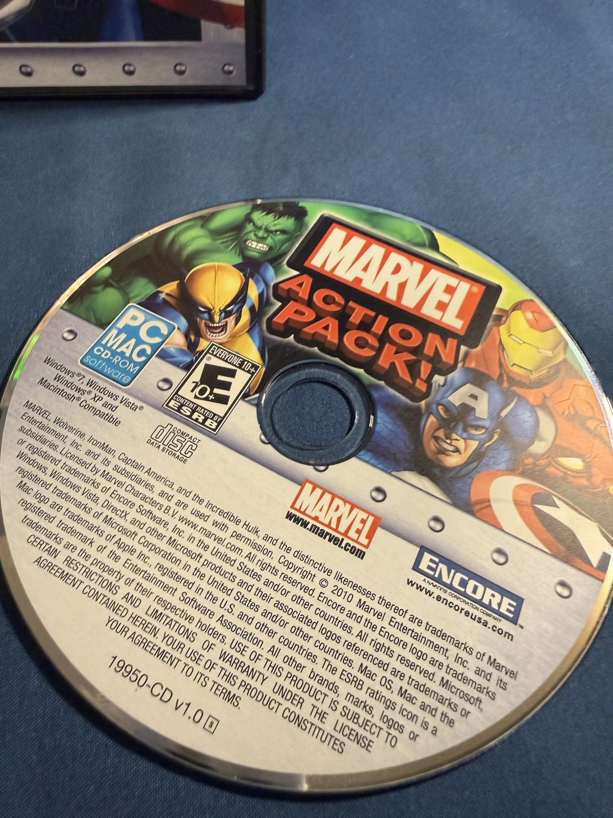 Marvel Action Pack 10 PC Games includes Hulk,Wolverine,Captain America,Iron Man