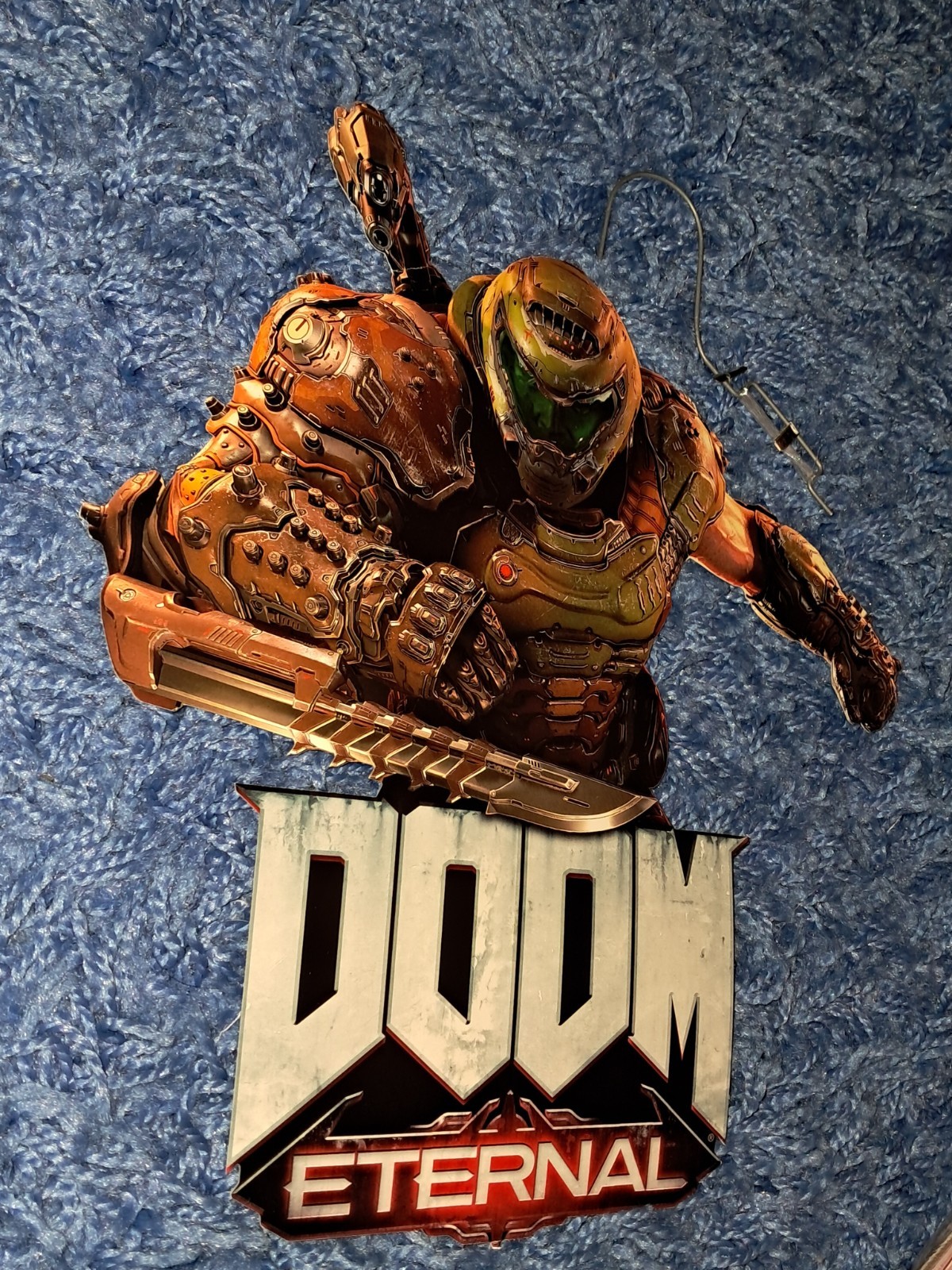 Doom Eternal Doom Slayer PROMO DISPLAY NEVER USED GameStop Promotional RARE HTF