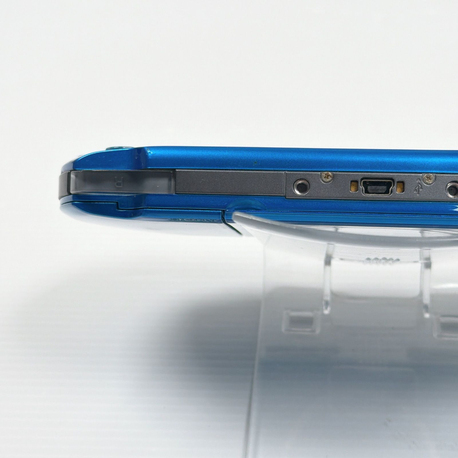 Sony PSP 3000 Vibrant Blue Handheld Console Charging USB Cable Tested Japan