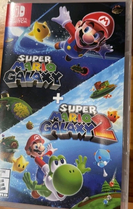 Super Mario Galaxy + Super Mario Galaxy 2 – Nintendo Switch Adult Used