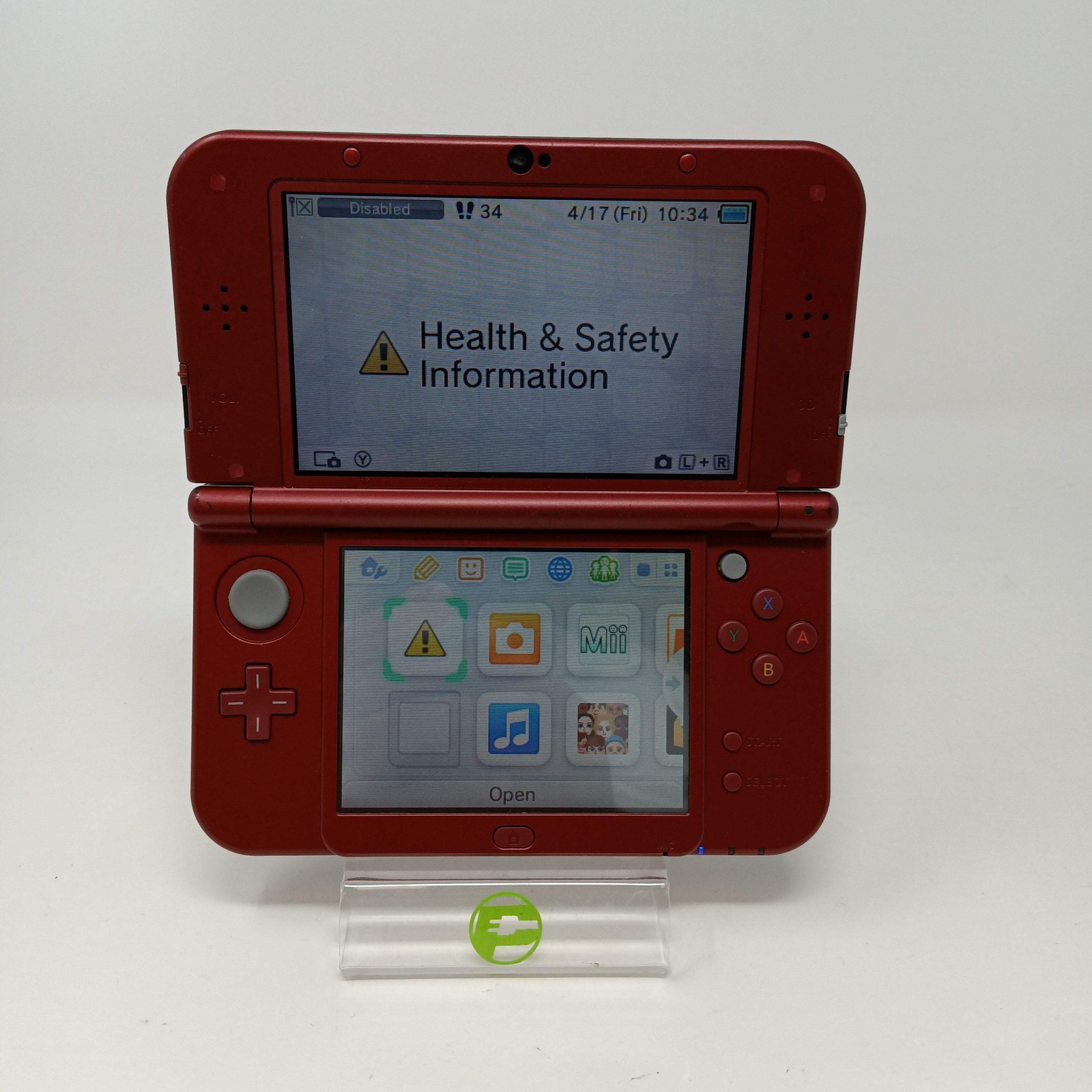 New Nintendo 3DS XL Handheld Game Console RED-001 Red