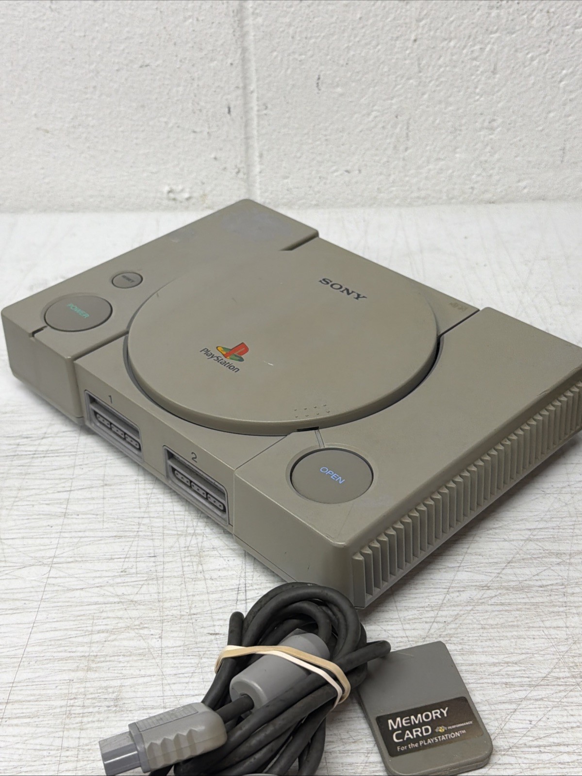 Sony PlayStation 1 PS1 SCPH-7501 Console System Bundle – Tested and Works