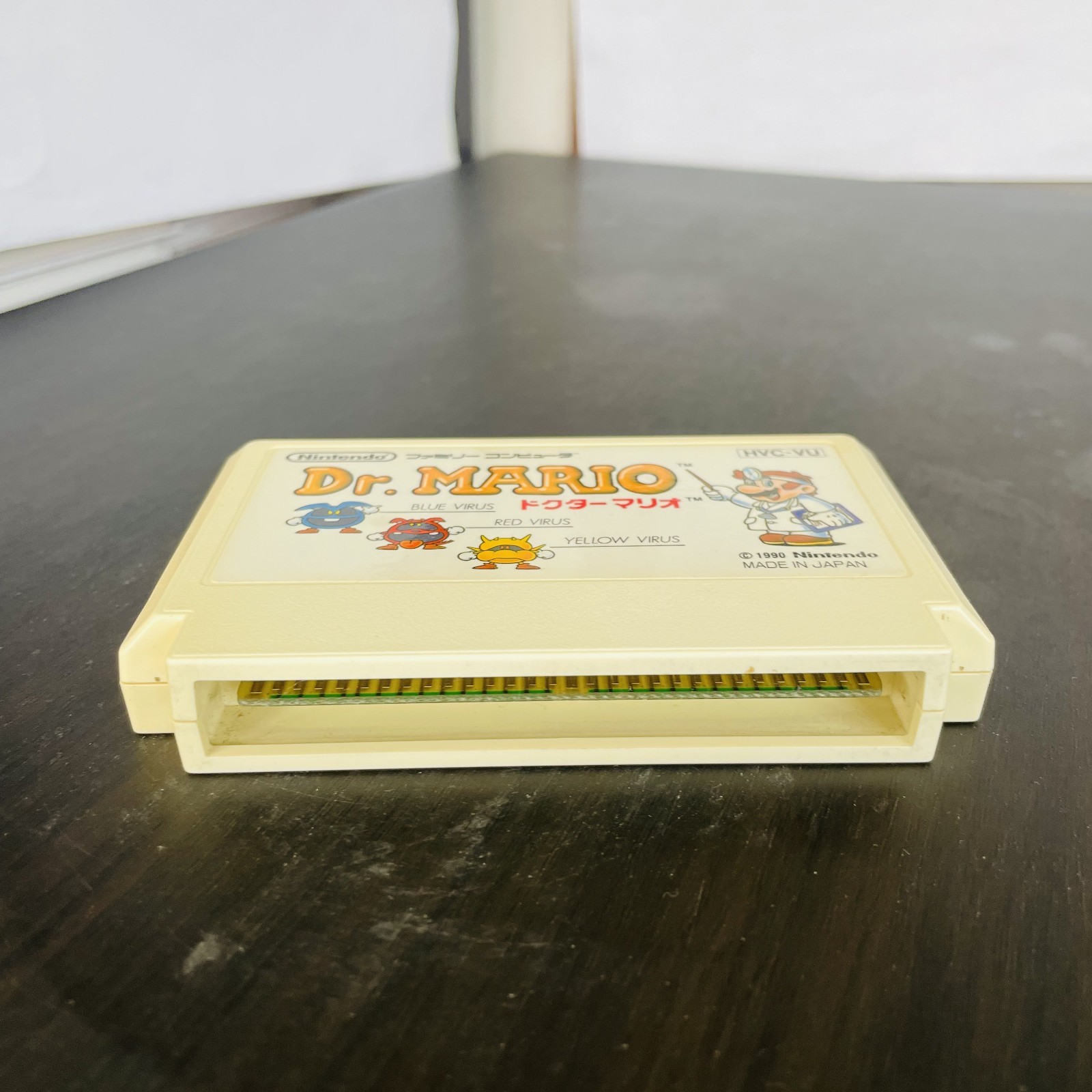 Dr. Mario Nintendo Famicom 1990 Japanese Version HVC-VU Puzzle Retro Games
