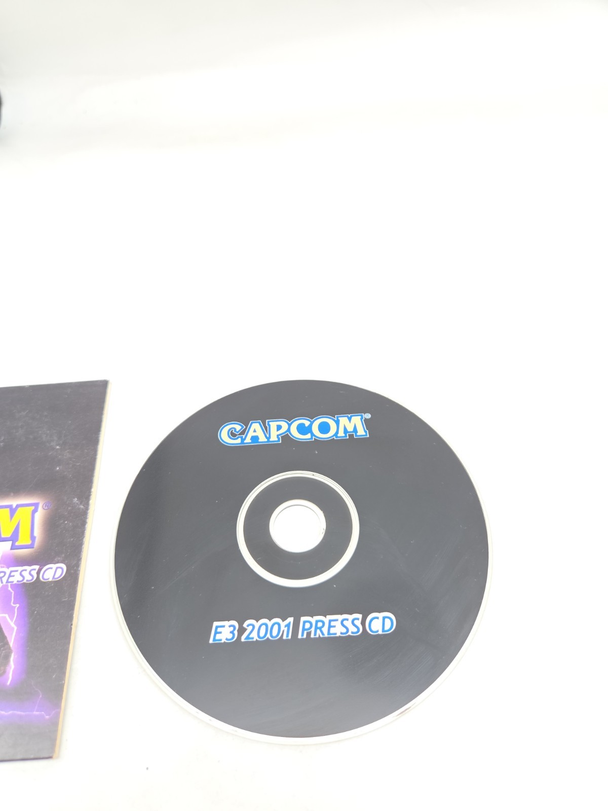 Capcom E3 2001 Press CD w/ Case. Onimusha, Resident Evil, Maximo, Mega Man X6