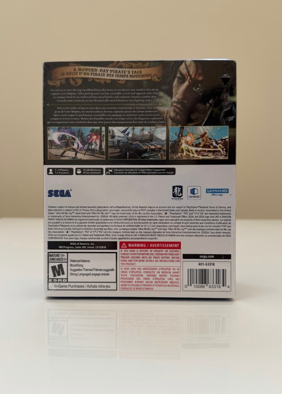 Like a Dragon: Pirate Yakuza in Hawaii Collector’s Edition – PS5 – New Sealed