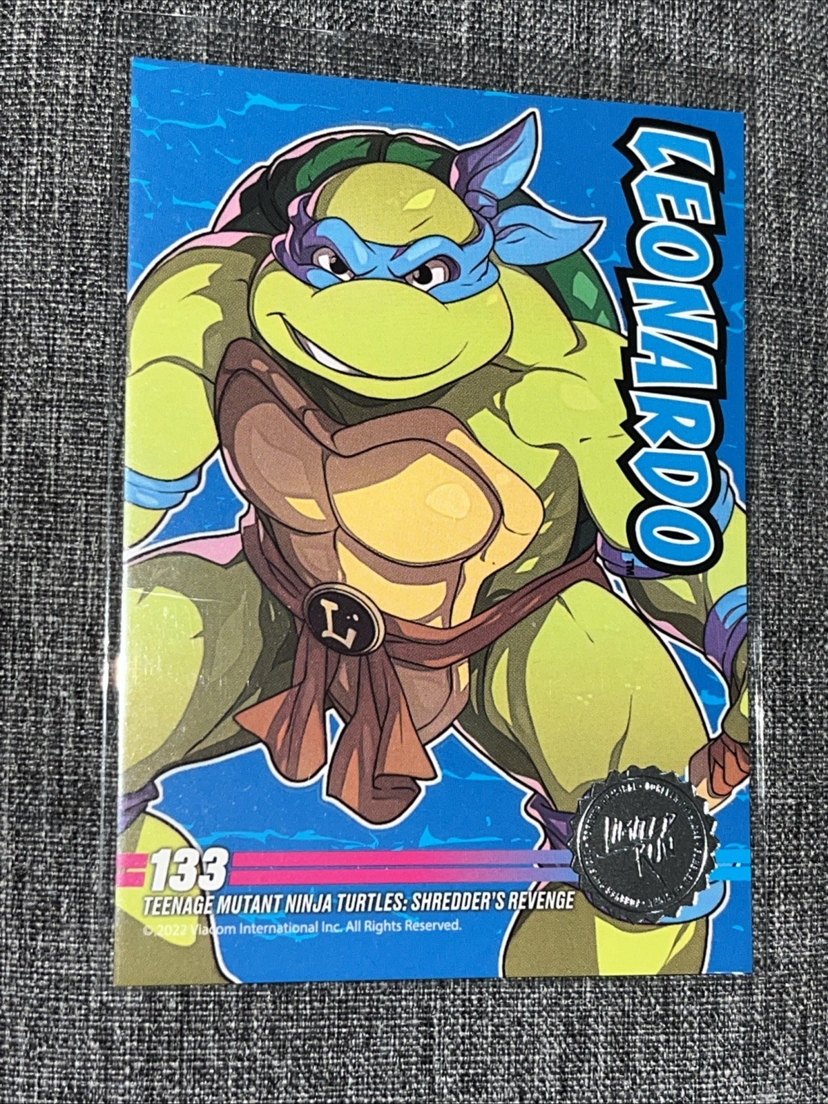 TMNT Shredder’s Revenge – Limited Run Games LRG – Trading Card – 133 – Silver