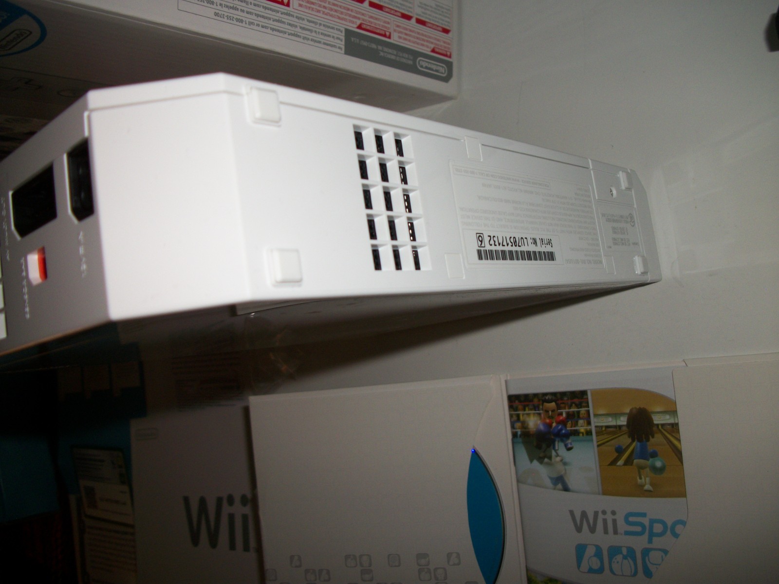 Nintendo Wii Sports Home Console Complete in Box Great Condition! USED ONE TIME