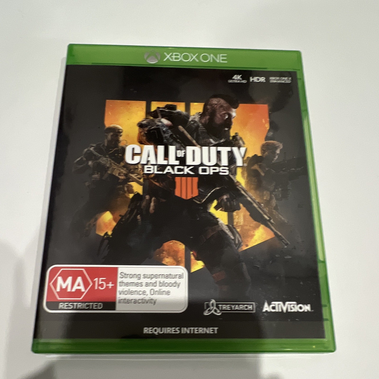 Activision Call of Duty: Black Ops 4 Xbox One PAL MA15+ 2018 4K HDR
