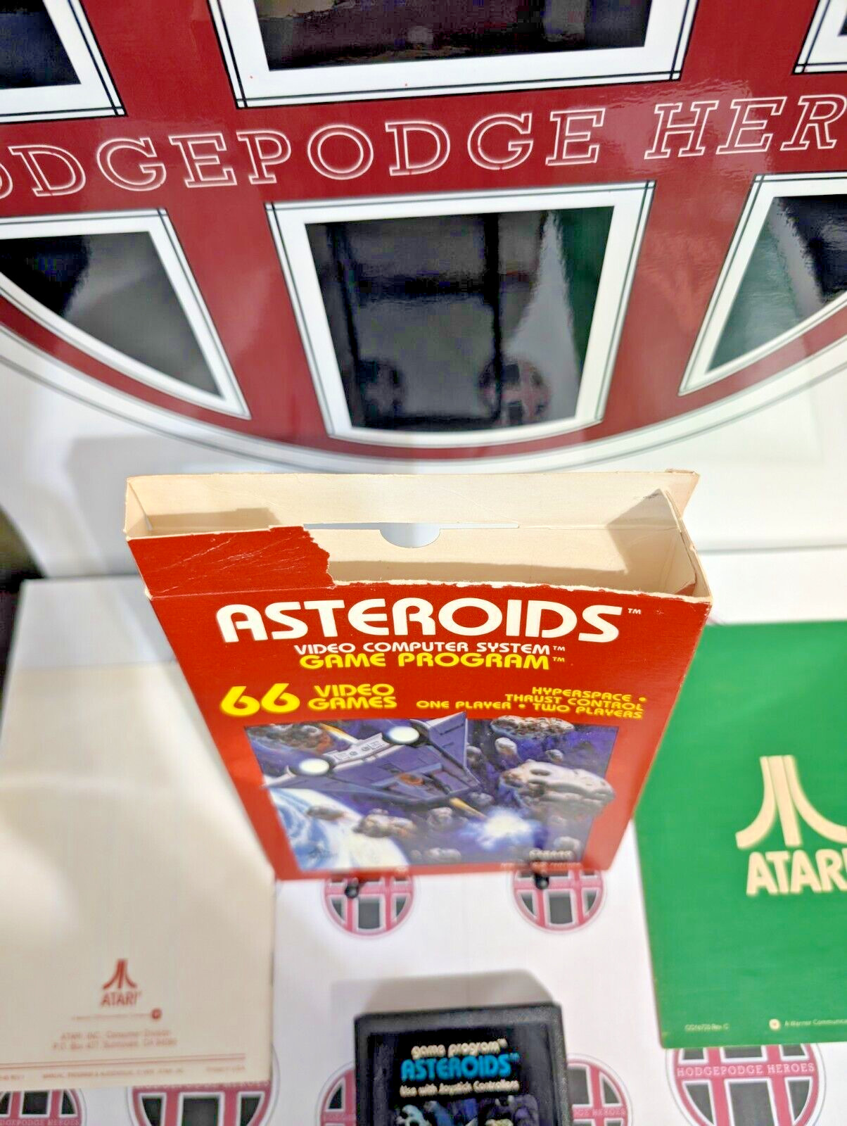 Asteroids – Atari 2600 – CIB – Cleaned/Tested – See Description**