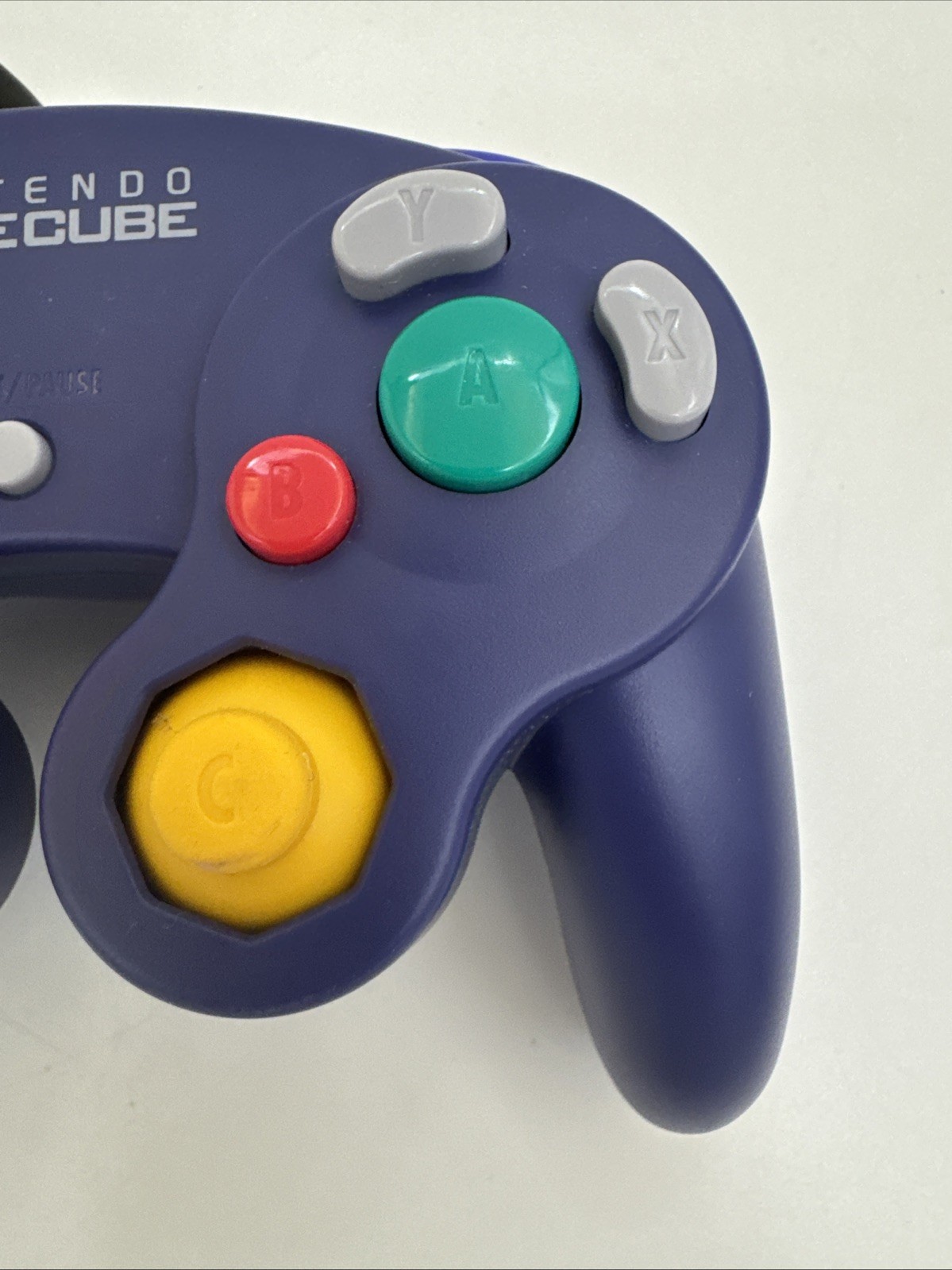 OEM Nintendo GameCube Purple Controller Authentic Tested Tight Stick Like New