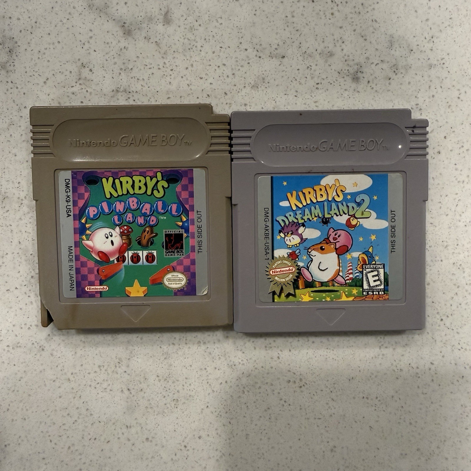 Lot Of 2 Kirby’s Dream Land 2 & Pinball Land (Nintendo Game Boy) Authentic