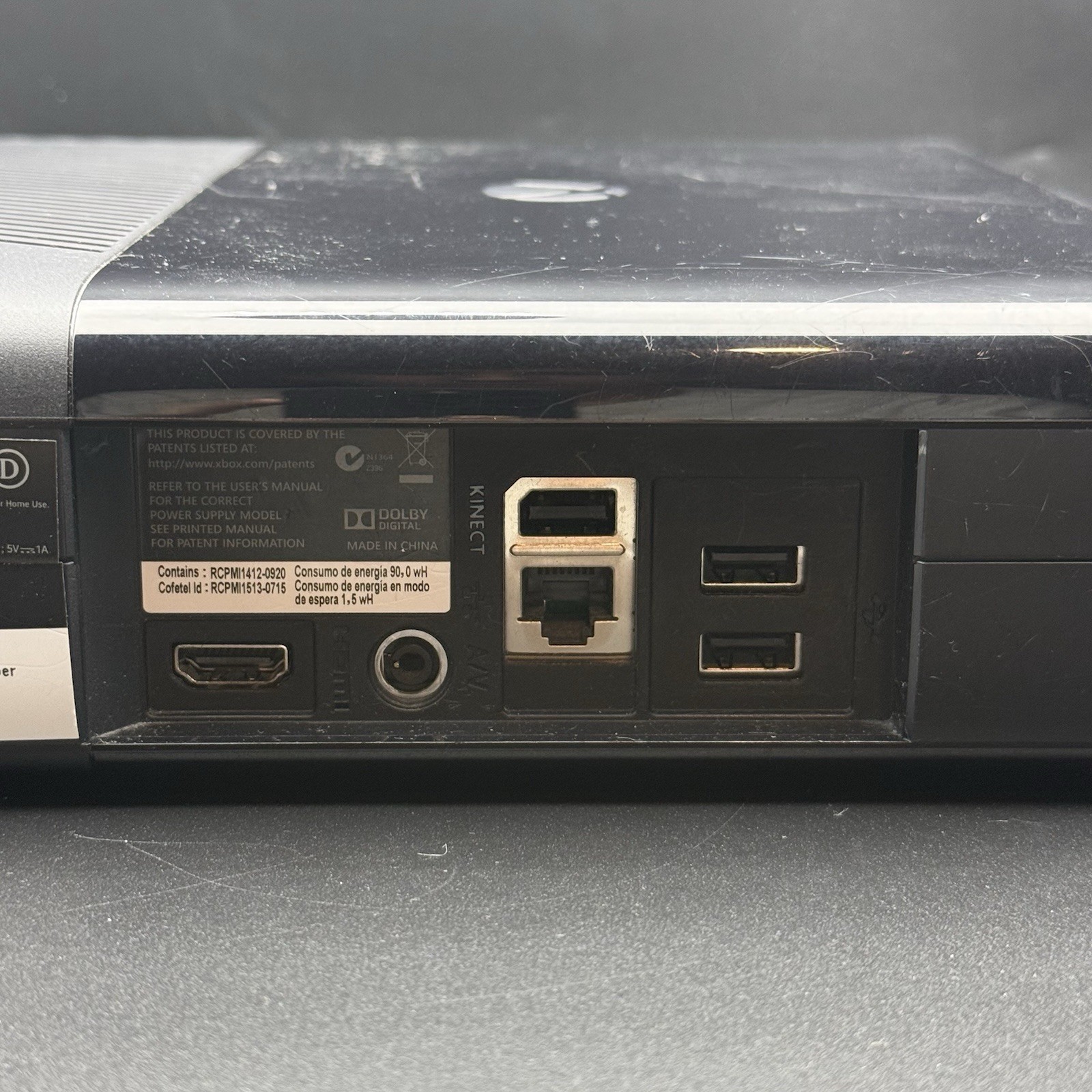 Xbox 360 E Console Model 1538 Console Only for Parts or Repair / Wont Turn On